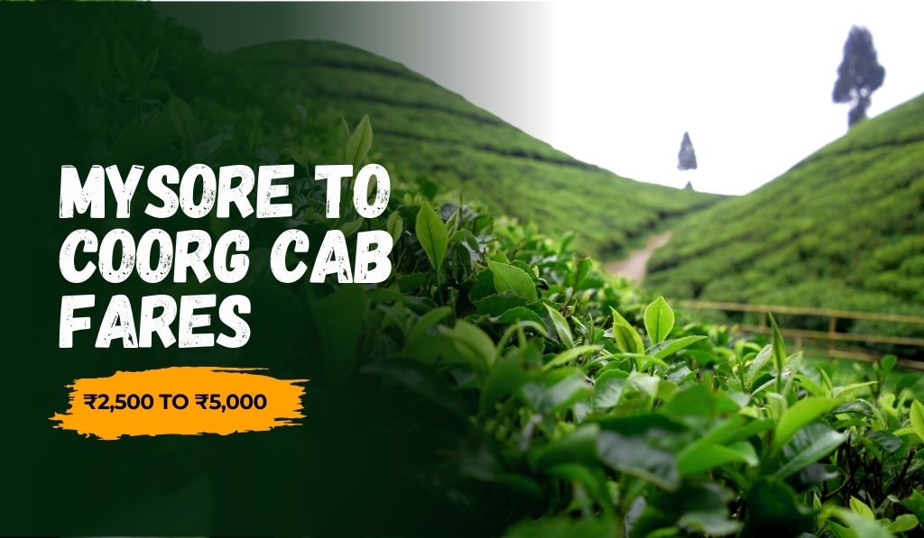 Mysore to Coorg Cab Fares